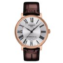 Tissot Men's Watch Carson Auto Powermatic 80 Premium 40mm Silver Brown - T122.407.36.033.00